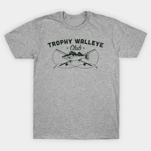 Trophy Walleye Club T-Shirt by mytripsites